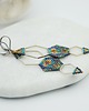 kolczyki - inne Geometric wings earth color 2