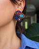 kolczyki soutache Kolczyki soutache Jesienny liść 1
