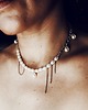 chokery Naszyjnik choker z pereł i łańcuszków Agrafka Studio 4