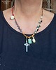 chokery Eklektyczny naszyjnik boho i vintage jedność w różnorodności mix-unikat 2 1