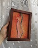obrazy Obraz ręcznie malowany na płótnie 21x15 cm - kobieta 3
