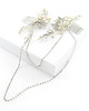 Ślubne ozdoby do włosów Flora - modułowy grzebień ślubny - 2 cz silver 7