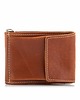 portfele męskie Portfel Skórzany Slim Wallet z Klipsem Banknotówka Jucht Koniak BW68 2