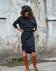 sukienki midi damskie Graphite Dress sukienka z angory  1