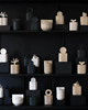 świeczniki i świece Basalt Nude - pojemnik ceramiczny 1