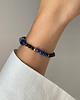 bransoletki z kamieni naturalnych Talizman Ochrony i Mądrości - czarny turmalin, lapis lazuli 3