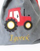 torebki, worki i plecaki dziecięce Plecak z traktorem, worek z traktorem i imieniem 1
