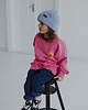 spodnie dla chłopców Baggy sztruksowe oversize navy blue 3