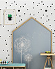 naklejki ścienne do pokoju dziecka Tapeta dla dzieci Kropki (Black Dots) 2