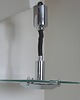 lampy wiszące Lampa wisząca Helestra Niemcy lata 70. Chrom i szkło Vintage design 3