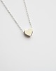 srebrne naszyjniki Rhodium Plated Heart Necklace 2