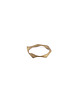 pierścionki - różne WAVES thin / brass RING 3