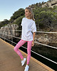 legginsy Legginsy damskie CORAL wysoki stan 4