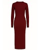 sukienki maxi damskie Sukienka  burgund  YY300033 2