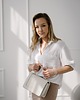 torby na ramię Skórzana torebka -ecru- GLOW BAG 3