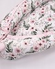 akcesoria do łóżeczek Kokon Niemowlęcy Velvet - Rose Garden  Light Pink 1