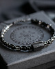 biżuteria męska Talizman Ochrona i Odwaga Bransoletka Męska Amulet Na Sznurku Turmalin 1