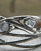 bransoletki wire wrapping Surowe topazy   - bransoleta 3