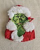 broszki Broszka ręcznie wyszywana Grinch 1