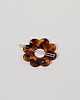 spinki i klamry do włosów Spinka FLOWER w kolorze Light Tortoise 3