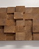 kafle i panele Trójwymiarowy drewniany panel ścienny 3D 25x20 cm 2