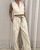 komplety damskie Lumina komplet kamizelka Beige 1