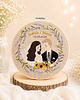 Ślub - inne Personalizowana pamiątka ślubna, haft ślubny/ rocznicowy w tamborku23 cm 7