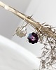 kolczyki swarovski Kolczyki  Ametystowe Margaretki - kryształy Swarovski 1