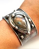 bransoletki wire wrapping Kolorowa łza - bransoleta 4