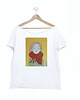 t-shirt damskie Fox Love Biały oversize 1