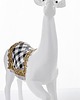 dekoracje świąteczne Figurka - spacer białego jelenia 46x28x14 cm BOLLERO 2