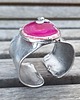 bransoletki wire wrapping Pink -  bransoletka regulowana 2