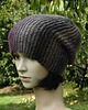 czapki damskie czekolada malinowa / czapka beanie 2
