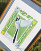 grafiki i ilustracje Print Pliszka siwa 18x24 cm 2