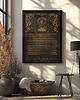 kalendarze i plannery Plakat Kalendarz Faz Księżyca 2025 Black format 50x70cm 1