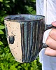 kubki Ceramiczny kubek ręcznie malowany - kwiaty 4