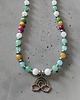 chokery Tęczowy choker z jadeitami 1