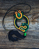 wisiory Etniczny naszyjnik Soutache 3
