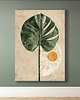 plakaty Liście monstery - Plakat, druk - Chiński Orient, Harmonia Zen, Wabi Sabi #134 1