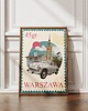 plakaty Plakat U nas w Warszawie - Znaczek Pocztowy 9