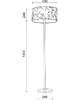 lampy podłogowe Lampa podłogowa kolor miodowy/różowe złoto 3