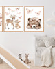 obrazy i plakaty do pokoju dziecięcego Plakaty dla dzieci Zwierzątka, pastelowe plakaty dla dziewczynki 2