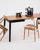 meble - stoły i stoliki - stoły Stół rozkładany ANTON 120x80 - dąb, czarny 1