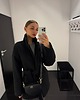 torebki mini Torebka mała półksiężyc czarna skóra groszkowa 3