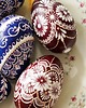 jajka wielkanocne Pisanki tradycyjne batikowe  - różne wzory 2