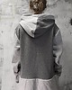 bluza z kapturem damska Grey  hypno bluza bomberjacket 7
