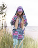 bluza z kapturem damska Candy Long hoodie Cats 2