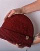 czapki i kapelusze męskie Klasyczna czapka 100% merino Głęboka czerwień 2