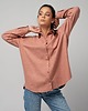 koszule damskie  Różowa wełniano-jedwabna koszula, DUSTY ROSE 5