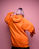 bluza z kapturem damska Bluza SUMO pomarańczowa / oversize hoodie 3